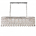 Люстра овальная с хрустальными подвесками Roul Crystal Light варинант исполнения - 6 | Loft Concept в Челябинске