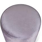 Пуф фиолетовый велюр на золотом металлическом основании Golden Belt варинант исполнения - 2 | Loft Concept в Челябинске