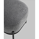 Пуф Стоун букле Fluffy темно-серый варинант исполнения - 3 | Loft Concept в Челябинске