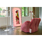 Дизайнерское плюшевое розовое кресло в форме руки Poltronova Joe Plush Taffy Pink Armchair варинант исполнения - 5 | Loft Concept в Челябинске