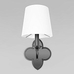 Бра с белым текстильным абажуром и фигурным основанием с зеркальной вставкой Vitorino варинант исполнения - 12 | Loft Concept в Челябинске