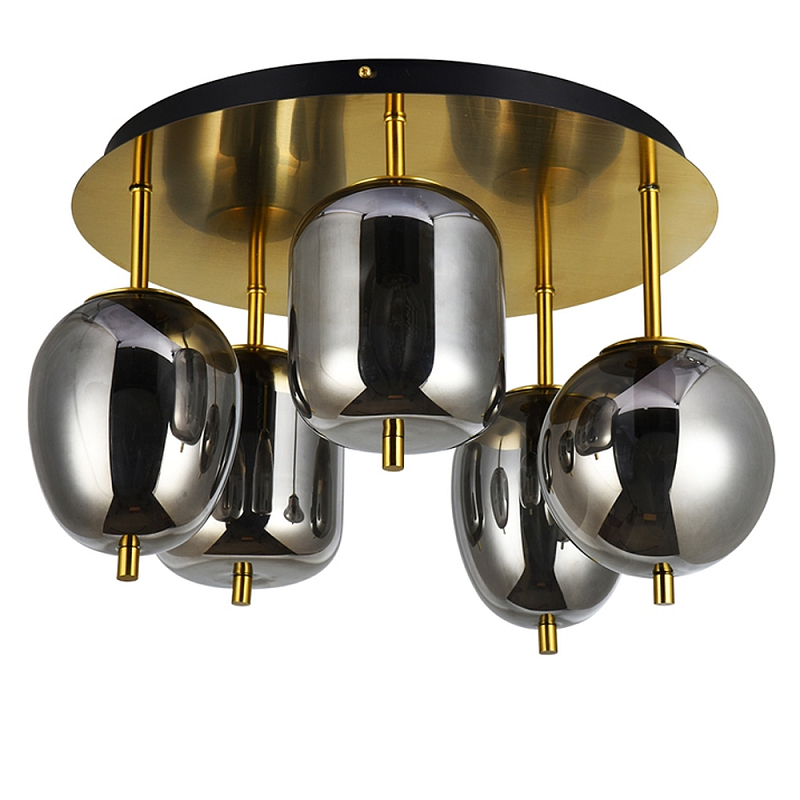 Потолочная люстра Lamp Phenix Серый Медь Потолочная люстра Lamp Phenix Серый Медь в Челябинске | Loft Concept