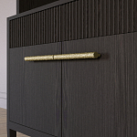 Стеллаж Primo с ящиками Темный орех варинант исполнения - 5 | Loft Concept в Челябинске