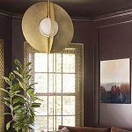 Подвесной светильник в форме золотых дисков Minimalist Lighting Fixture варинант исполнения - 3 | Loft Concept в Челябинске