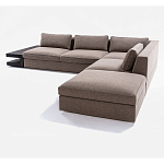 4-х местный Угловой модульный диван Zartаrn с приставным деревянным столиком варинант исполнения - 3 | Loft Concept в Челябинске