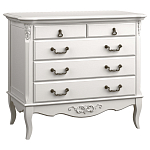 Комод белый из массива бука в стиле прованс White Provence варинант исполнения - 3 | Loft Concept в Челябинске