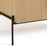 Шкаф с геометрическим рисунком на дверцах Anders Light Wood варинант исполнения - 6 | Loft Concept в Челябинске