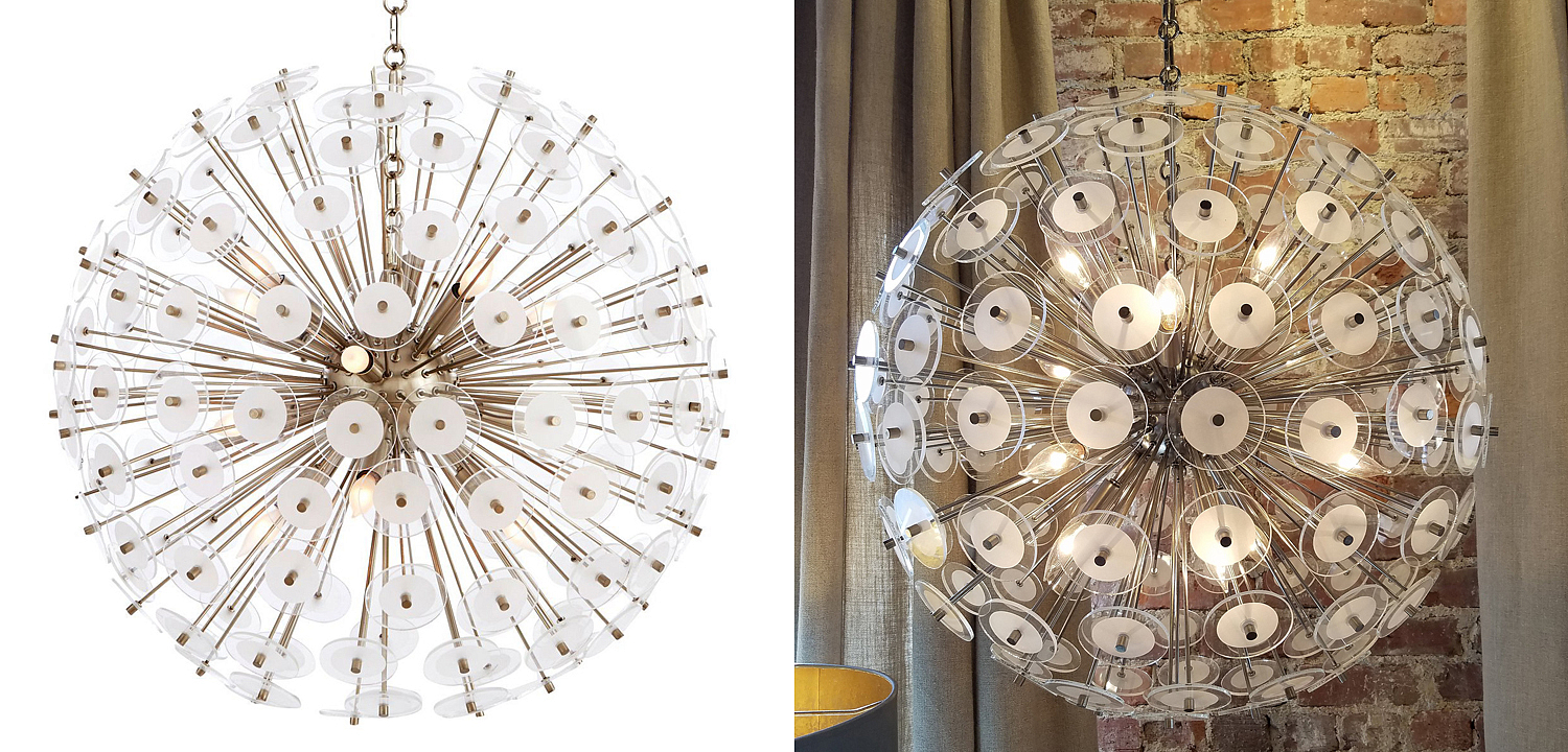 Люстра White Disco Glass Sputnik Chandelier 56 Люстра White Disco Glass Sputnik Chandelier 56 - Loft-Concept в Челябинске