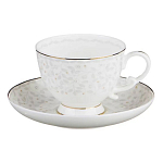 Чайный сервиз белого цвета из фарфора на 6 персон 15 предметов Floral Charm варинант исполнения - 1 | Loft Concept в Челябинске