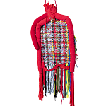 Настенный ковер разноцветный из одежды Heart варинант исполнения - 2 | Loft Concept в Челябинске