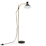 Торшер с поворотным плафоном Davy Brass Floor Lamp варинант исполнения - 2 | Loft Concept в Челябинске