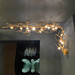 Потолочный светильник с настенным креплением в виде дерева Escape of Light варинант исполнения - 1 | Loft Concept в Челябинске