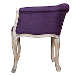 Кресло низкое в стиле прованс Louis French Armchair purple flax варинант исполнения - 2 | Loft Concept в Челябинске