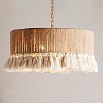 Люстра круглая плетеная с кисточками Solar Glow варинант исполнения - 9 | Loft Concept в Челябинске