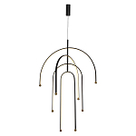 Люстра подвесная с дугообразными изогнутыми элементами Luke Lampco Tracer Lamp варинант исполнения - 5 | Loft Concept в Челябинске