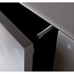 Комод со стеклянной столешницей и с выдвижными ящиками Minimalist Accent варинант исполнения - 4 | Loft Concept в Челябинске