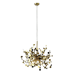 Подвесной светильник с металлическими круглыми элементами Terzani Argent варинант исполнения - 6 | Loft Concept в Челябинске