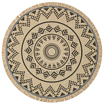 Ковер круглый из комбинированного состава Fantasy варинант исполнения - 1 | Loft Concept в Челябинске