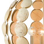 Люстра в форме шара с декором из круглых декоративных элементов Texture Discs варинант исполнения - 1 | Loft Concept в Челябинске