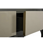 Консоль тёмно-коричневого цвета с 2-мя ящиками Gladstone варинант исполнения - 4 | Loft Concept в Челябинске