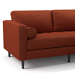 Мебельная ткань Шенилл терракотовый цвет 138 см T4-44 варинант исполнения - 1 | Loft Concept в Челябинске