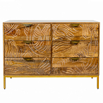 Комод с выдвижными ящиками и фактурным фасадом Termite варинант исполнения - 1 | Loft Concept в Челябинске