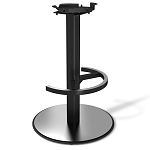 Барный стул вращающийся со спинкой Бежевый Велюр Vendramin Chair варинант исполнения - 4 | Loft Concept в Челябинске