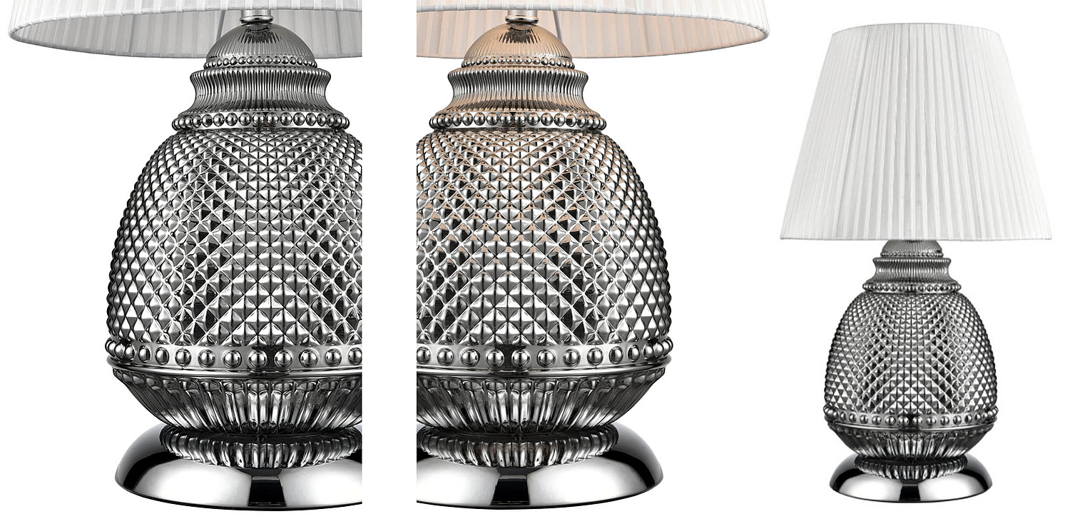 Настольная лампа Gloria Chrome Table Lamp Настольная лампа Gloria Chrome Table Lamp - Loft-Concept в Челябинске
