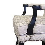 Кресло c растительным орнаментом Aubrey Classical Armchair beige jacquard варинант исполнения - 4 | Loft Concept в Челябинске