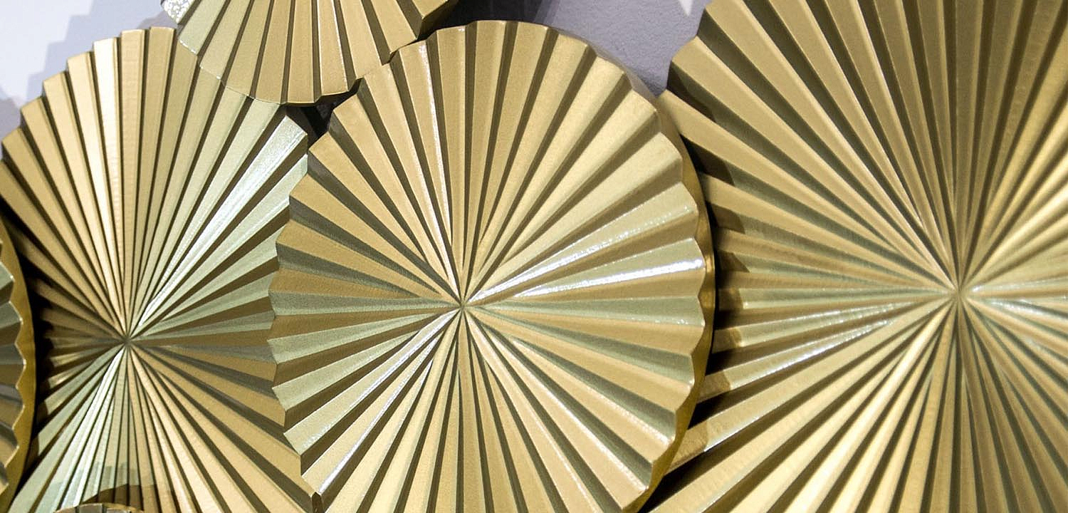 Арт-объект Apollo Gold Wall Plaque Disc 11 Арт-объект Apollo Gold Wall Plaque Disc 11 - Loft-Concept в Челябинске