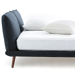 Двуспальная кровать с мягким изголовьем Daniel Bed варинант исполнения - 2 | Loft Concept в Челябинске