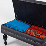 Мягкая банкетка с зоной для хранения Casket Dark Grey варинант исполнения - 4 | Loft Concept в Челябинске