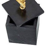 Мраморная шкатулка с бюстом из металла KELLY WEARSTLER варинант исполнения - 5 | Loft Concept в Челябинске