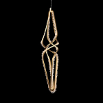 Подвесной светильник с декоративными элементами в виде кристаллов Smooth Shine варинант исполнения - 2 | Loft Concept в Челябинске