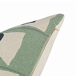 Подушка декоративная зеленого цвета с геометрическим рисунком Divine Abstractions варинант исполнения - 3 | Loft Concept в Челябинске