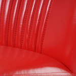 Кресло с обивкой из эко-кожи Harper Armchair Red варинант исполнения - 7 | Loft Concept в Челябинске