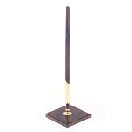 Ручка шариковая на подставке из натурального камня Обсидиан Stone Pens варинант исполнения - 2 | Loft Concept в Челябинске