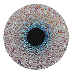 Бра круглое стеклянное с морозным эффектом Heterochromia варинант исполнения - 2 | Loft Concept в Челябинске