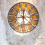 Часы настенные из металла в стиле лофт Clock with History варинант исполнения - 2 | Loft Concept в Челябинске