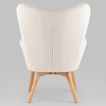 Белое кресло на ножках из массива CORDELIA варинант исполнения - 4 | Loft Concept в Челябинске