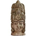 Арт-объект на стену Маска из массива акации Acacia Mask варинант исполнения - 4 | Loft Concept в Челябинске