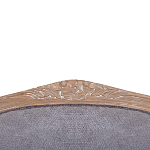 Кресло Ava Classical Armchair brown and grey velour варинант исполнения - 5 | Loft Concept в Челябинске