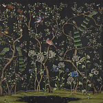 Обои ручная роспись St Laurent Casino metallic silk варинант исполнения - 2 | Loft Concept в Челябинске