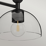 Люстра с 3-мя прозрачными полусферическими плафонами из стекла Alora Mood варинант исполнения - 8 | Loft Concept в Челябинске