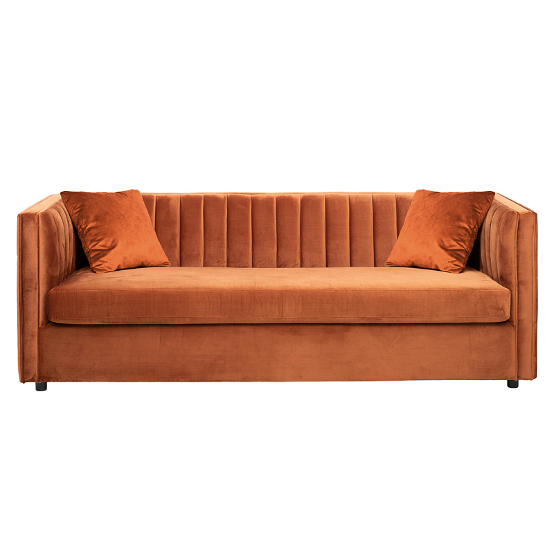 Диван Claire Sofa Терракотовый Диван Claire Sofa Терракотовый в Челябинске | Loft Concept