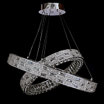 Люстра на 2 кольца с текстурной огранкой Reflection of Reality варинант исполнения - 1 | Loft Concept в Челябинске