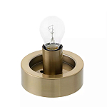 Настольный светильник с плафоном из затемненного стекла с рельефным узором Glass lampshade with Relief Pattern варинант исполнения - 2 | Loft Concept в Челябинске