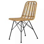 Стул с ротанговым плетением Wicker Stool без подлокотников варинант исполнения - 4 | Loft Concept в Челябинске