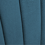 Барный стул со спинкой на 4-х деревянных ножках Синий Велюр Ava Charm варинант исполнения - 4 | Loft Concept в Челябинске