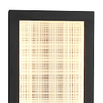 Светодиодное прямоугольное бра из металла черного цвета Lattice Lux варинант исполнения - 6 | Loft Concept в Челябинске